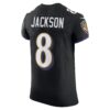 lamar jackson baltimore ravens nike alternate vapor fuse elite jersey black clowdercats ybz01.jpg