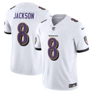 lamar jackson baltimore ravens nike vapor fuse limited jersey white clowdercats jra5z.jpg