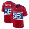 lawrence taylor new york giants nike alternate retired player game jersey century red clowdercats bj6mf.jpg