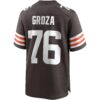 lou groza cleveland browns nike game retired player jersey brown clowdercats lkhy7.jpg