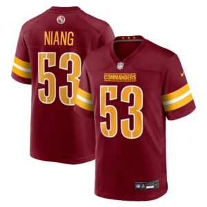 lucas niang washington commanders nike team game jersey burgundy clowdercats lnzo5.jpg