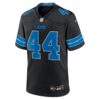malcolm rodriguez detroit lions nike 2nd alternate game jersey black clowdercats mounh.jpg