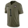 malik nabers new york giants nike 2025 salute to service limited jersey olive clowdercats jubtr.jpg