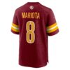 marcus mariota washington commanders nike team game jersey burgundy clowdercats wrslq.jpg