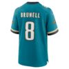 mark brunell jacksonville jaguars nike retired player alternate game jersey teal clowdercats 5vlfx.jpg