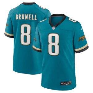 mark brunell jacksonville jaguars nike retired player alternate game jersey teal clowdercats clq7j.jpg
