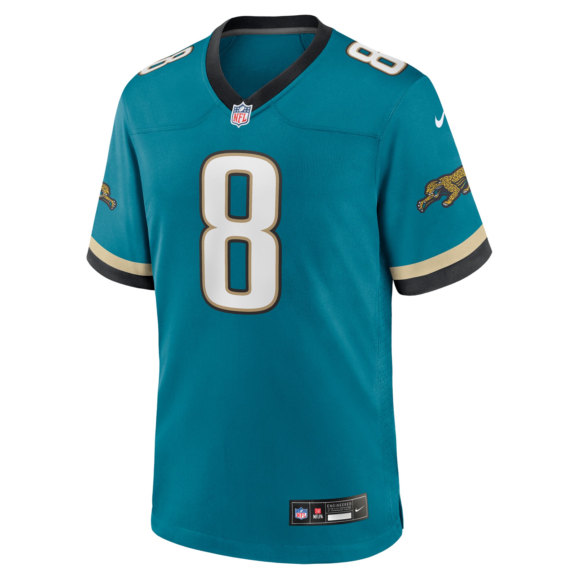 mark brunell jacksonville jaguars nike retired player alternate game jersey teal clowdercats panfk.jpg