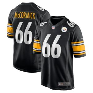mason mccormick pittsburgh steelers nike game jersey black clowdercats cs6km.jpg