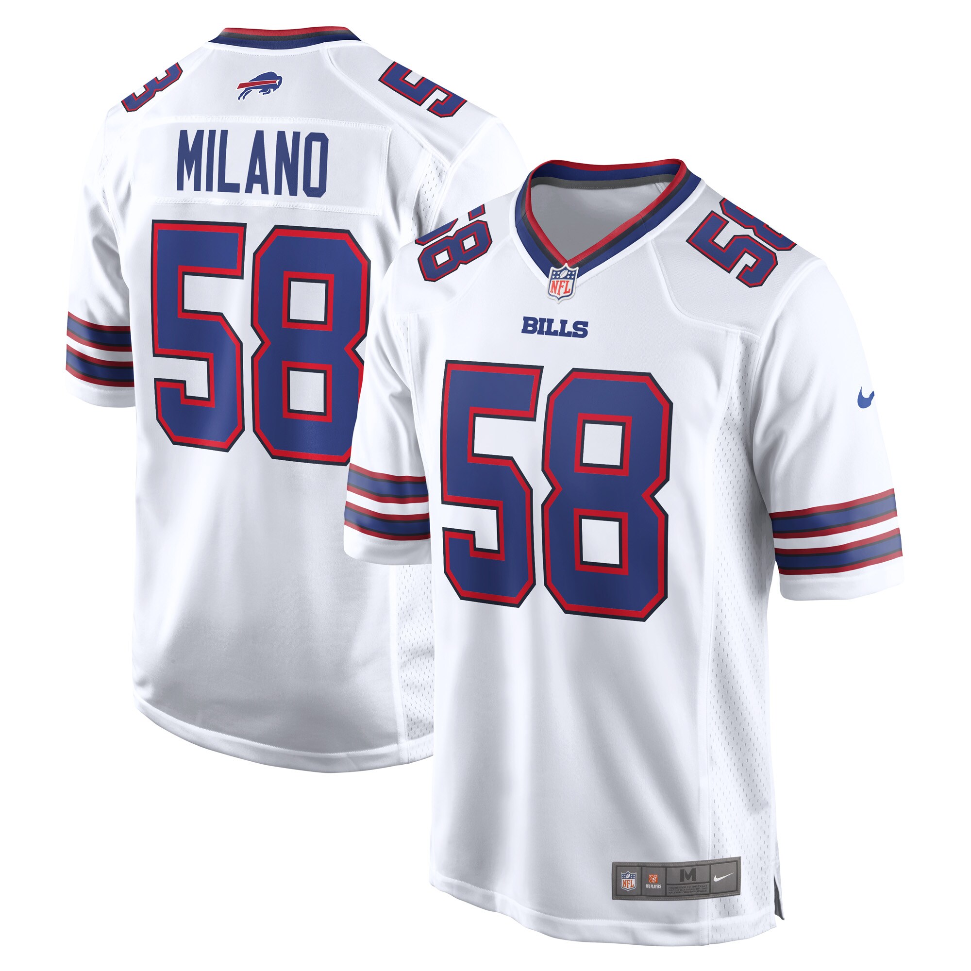 matt milano buffalo bills nike away game player jersey white clowdercats z2sd8.jpg