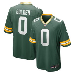 matthew golden green bay packers nike 2025 nfl draft first round pick game jersey green clowdercats tvf7z.jpg