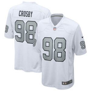 maxx crosby las vegas raiders nike alternate game jersey white clowdercats ilthi.jpg