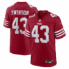 messiah swinson san francisco 49ers nike team game jersey scarlet clowdercats 6tf2d