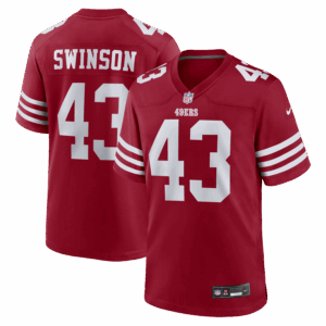 messiah swinson san francisco 49ers nike team game jersey scarlet clowdercats 6tf2d