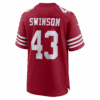 messiah swinson san francisco 49ers nike team game jersey scarlet clowdercats xlem5