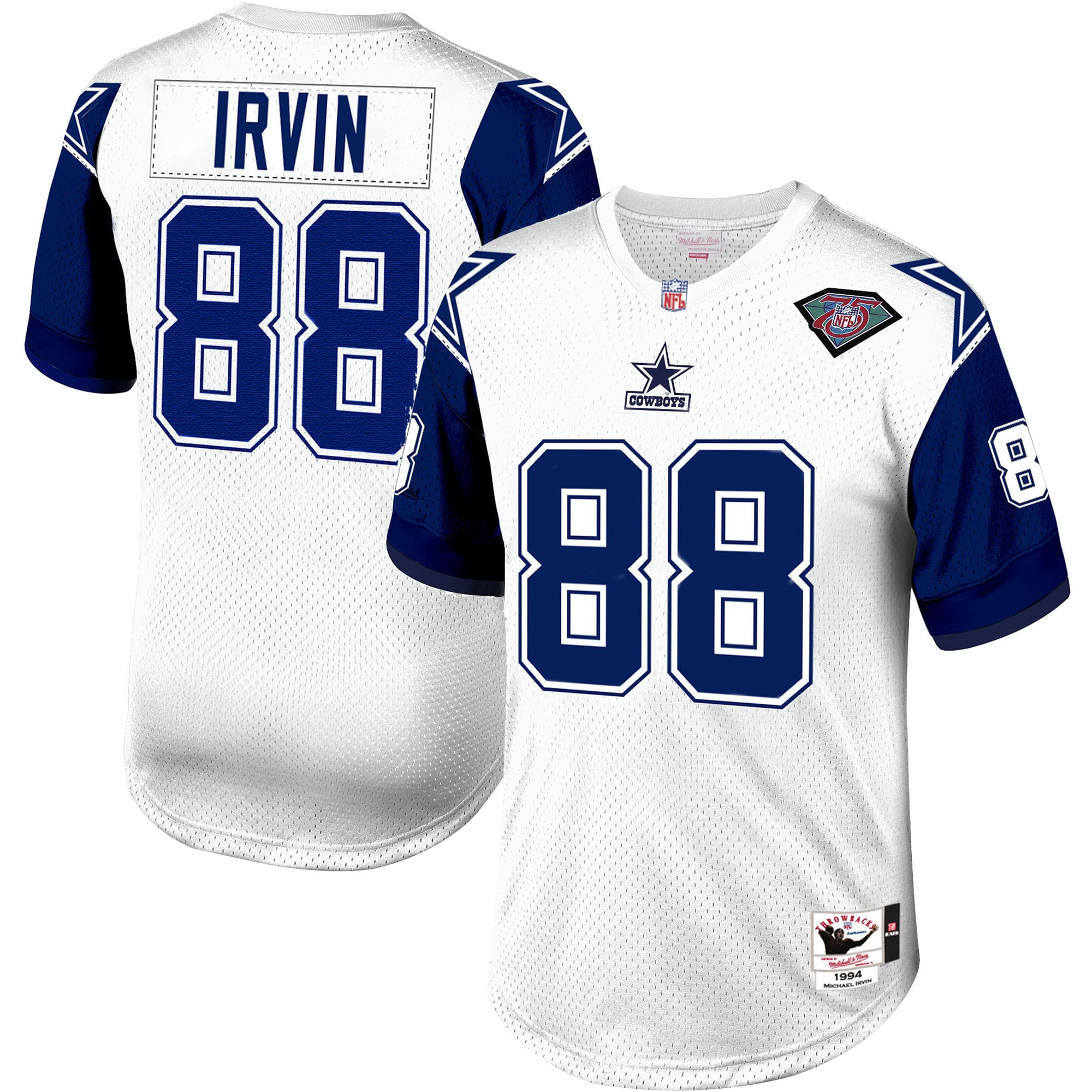 michael irvin dallas cowboys 1994 mitchell ness authentic throwback retired player jersey white clowdercats bm0fj.jpg