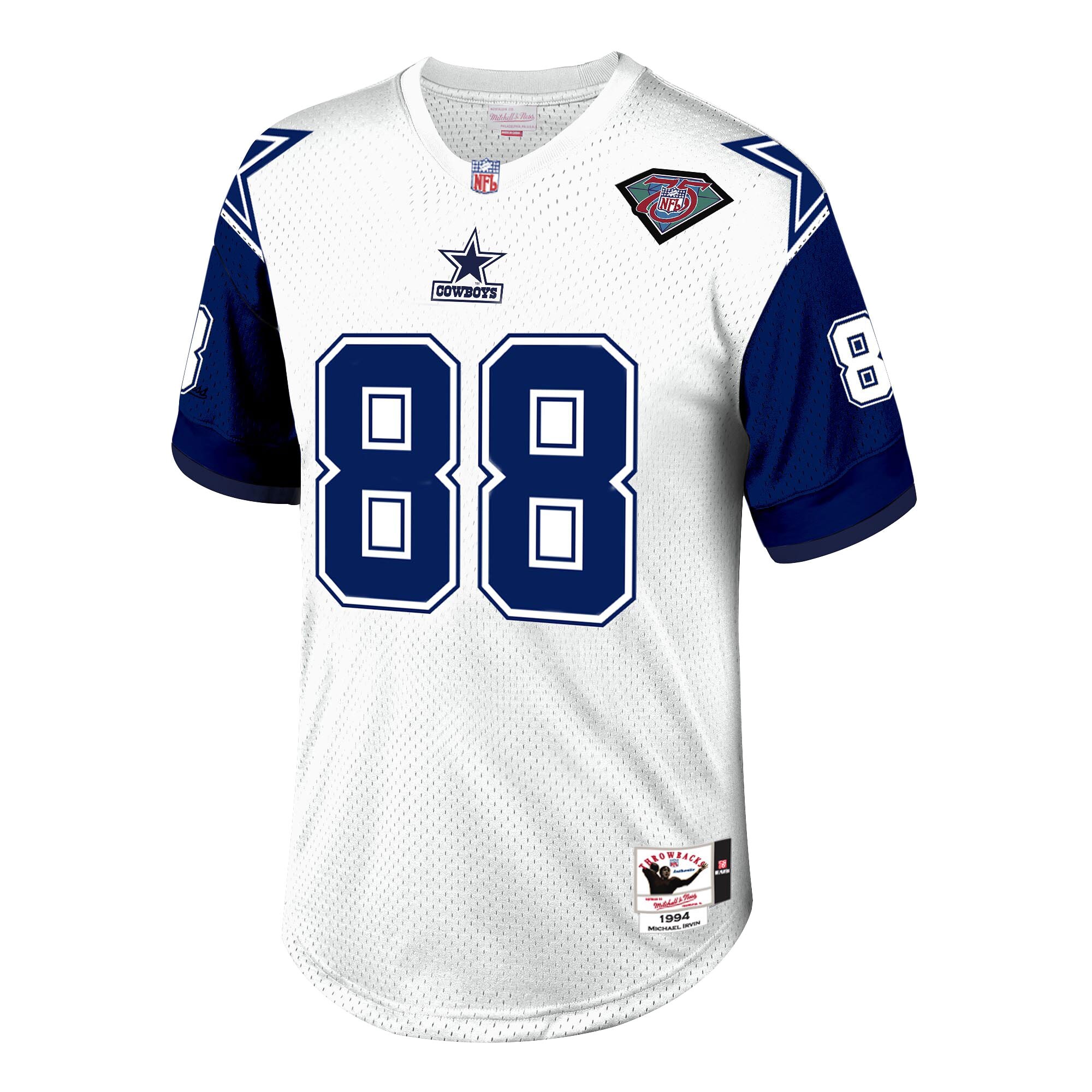 michael irvin dallas cowboys 1994 mitchell ness authentic throwback retired player jersey white clowdercats z0kau.jpg