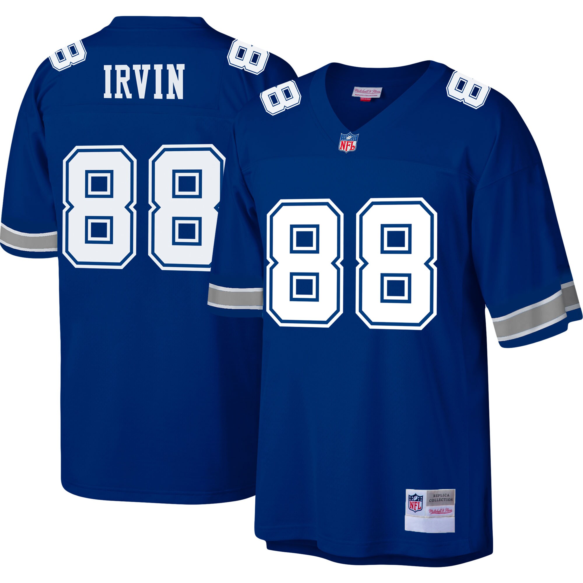 michael irvin dallas cowboys 1996 mitchell ness authentic throwback retired player jersey royal clowdercats gytbk.jpg