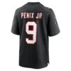 michael penix jr atlanta falcons nike alternate game jersey black clowdercats dpxin.jpg