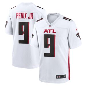 michael penix jr atlanta falcons nike game jersey white clowdercats ylvam.jpg