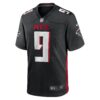 michael penix jr atlanta falcons nike player game jersey black clowdercats shgnj.jpg