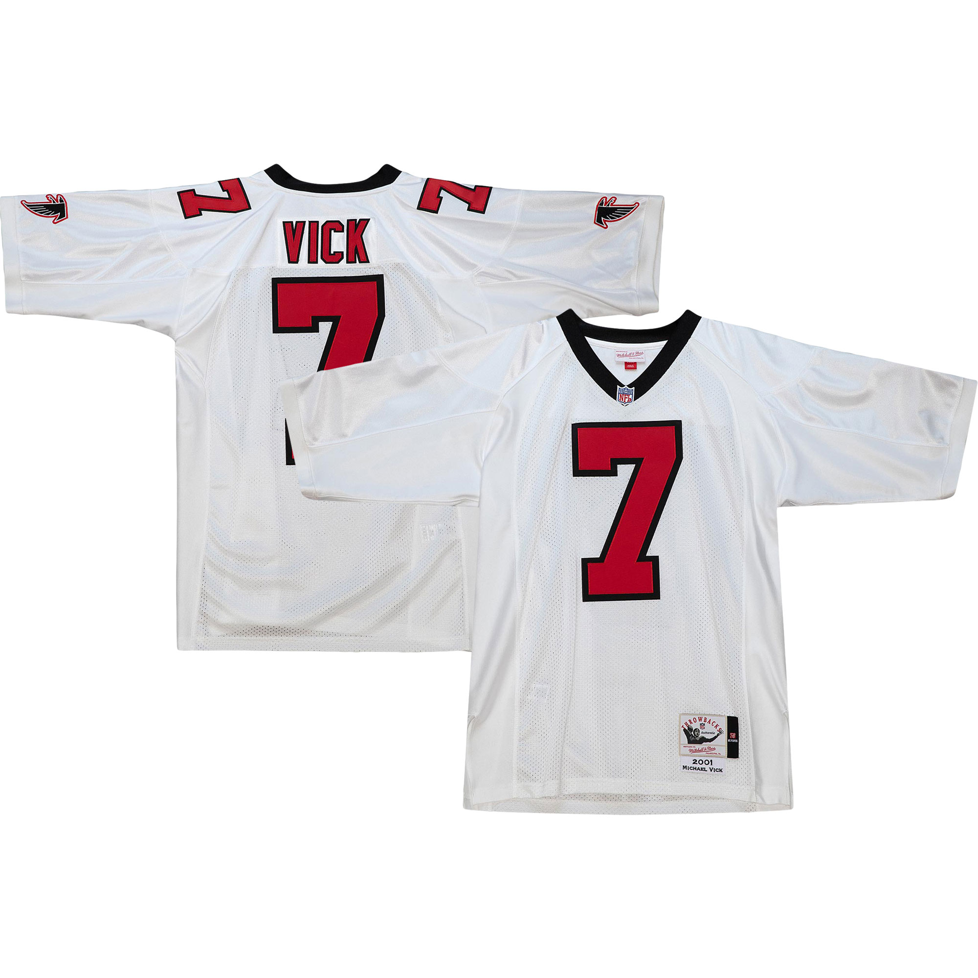 michael vick atlanta falcons 2001 mitchell ness authentic throwback retired player jersey white clowdercats njho6.jpg