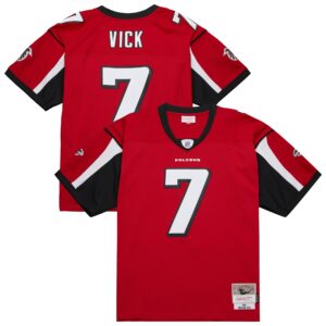 michael vick atlanta falcons mitchell ness 2003 legacy replica jersey red clowdercats s8lef.jpg