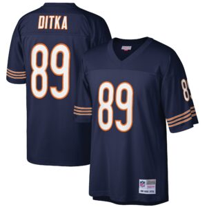 mike ditka chicago bears mitchell ness retired player legacy replica jersey navy clowdercats pylzf.jpg