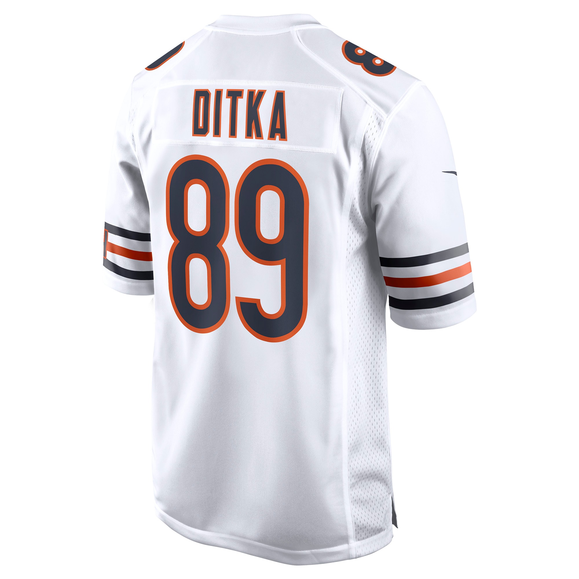 mike ditka chicago bears nike retired player game jersey white clowdercats iujsq.jpg