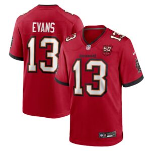 mike evans tampa bay buccaneers nike 50th season team game jersey red clowdercats xvfqb.jpg
