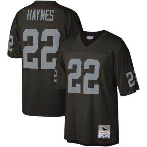 mike haynes las vegas raiders mitchell ness legacy replica jersey black clowdercats 0s489.jpg