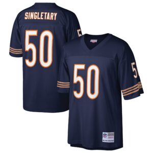 mike singletary chicago bears mitchell ness retired player legacy replica jersey navy clowdercats vcnlz.jpg