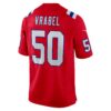 mike vrabel new england patriots nike retired player alternate game jersey red clowdercats h55hx.jpg