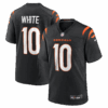 mike white cincinnati bengals nike team game jersey black clowdercats kuc7s.png