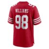 mykel williams san francisco 49ers nike 2025 nfl draft first round pick game jersey scarlet clowdercats wqkq8.jpg