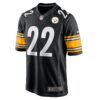 najee harris pittsburgh steelers nike player game jersey black clowdercats kcqrz.jpg