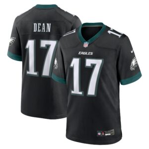 nakobe dean philadelphia eagles nike alternate game jersey black clowdercats 1l6b8.jpg