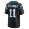 nic scourton carolina panthers nike team game jersey black clowdercats zg9oz.jpg
