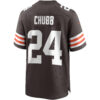 nick chubb cleveland browns nike game player jersey brown clowdercats u1zba.jpg