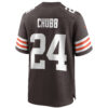 nick chubb cleveland browns nike player game jersey brown clowdercats fwx0r.jpg