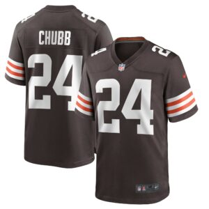 nick chubb cleveland browns nike player game jersey brown clowdercats pteft.jpg