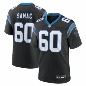 nick samac carolina panthers nike team game jersey black clowdercats zswhb.png