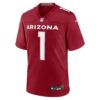 number 1 dad arizona cardinals nike game jersey cardinal clowdercats rxk86.jpg