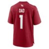 number 1 dad arizona cardinals nike game jersey cardinal clowdercats xkohm.jpg