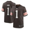 number 1 dad cleveland browns nike game jersey brown clowdercats filo4.jpg