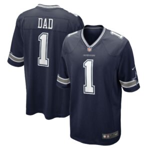 number 1 dad dallas cowboys nike game jersey navy clowdercats gjiyg.jpg