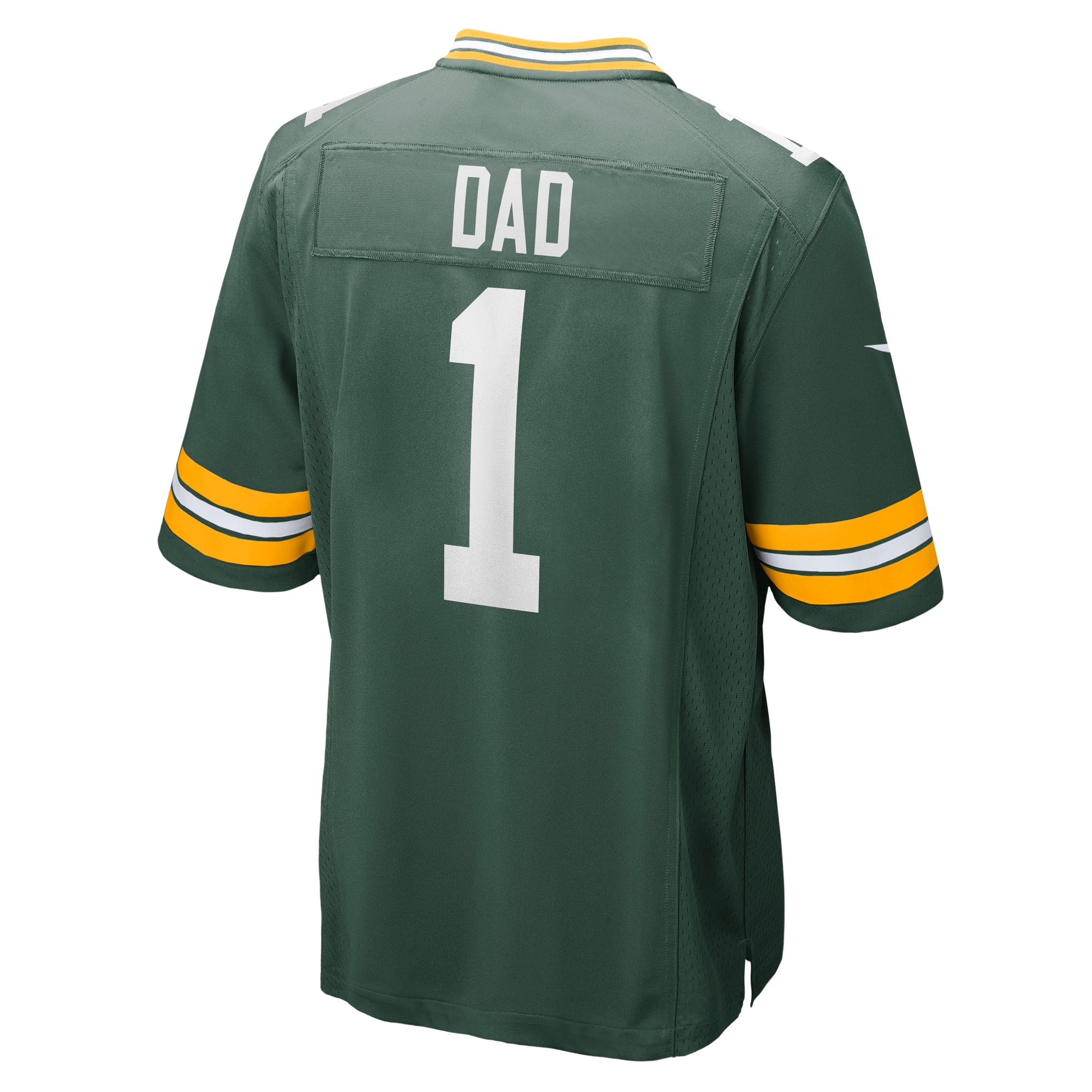 number 1 dad green bay packers nike game jersey green clowdercats ww6hv.jpg