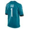 number 1 dad jacksonville jaguars nike game jersey teal clowdercats ijvco.jpg