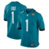 number 1 dad jacksonville jaguars nike game jersey teal clowdercats lzic2.jpg