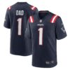 number 1 dad new england patriots nike game jersey navy clowdercats jjt4z.jpg