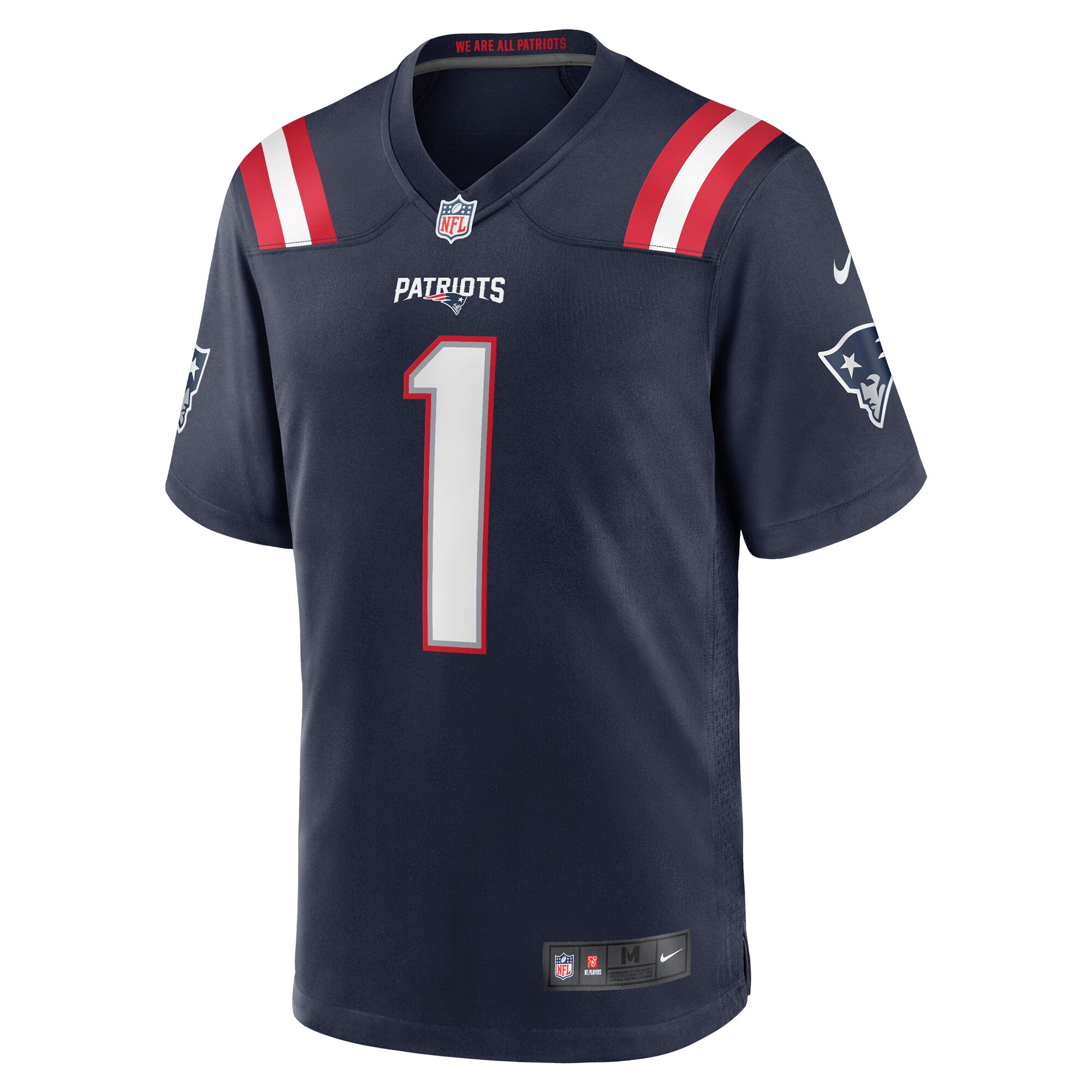 number 1 dad new england patriots nike game jersey navy clowdercats xcspp.jpg